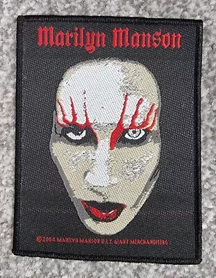 Buy Marilyn Manson 2004 Patch Vintage Embroidered Official Merch UNUSED  • 9.99£