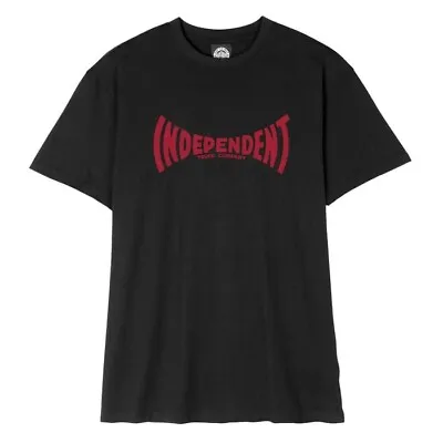 Buy Independent TRUCK CO SPAN LOGO T-shirt BLACK L GRIND STREET Wear RAD SKATE WOW • 27.99£