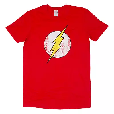 Buy DC COMICS The Flash Mens T-Shirt Red M • 6.99£