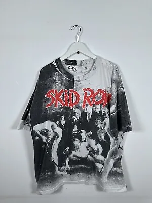 Buy Vintage Single Stitch 1991 Skid Row Slave To The Grind AOP  T Shirt. Size XXL • 275£