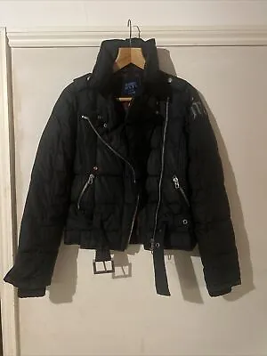 Buy Miss Sixty Biker Jacket Vintage 90s Size Small Rock Goth Punk Emo  • 65£