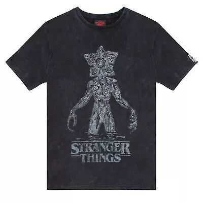 Buy Stranger Things Womens/Ladies Acid Wash T-Shirt NS6011 • 13.08£