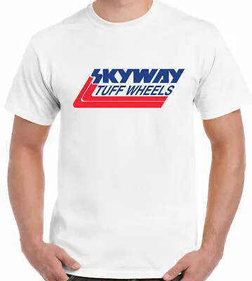 Buy Skyway Tuff T-Shirt Wheels Mens Retro BMX Cycling Bandit Bike Mongoose MTB • 5.99£
