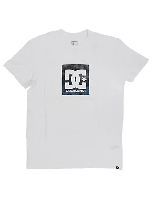 Buy DC Double Down Short Sleeve T-Shirt In White • 28£