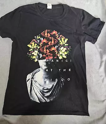 Buy Panic At The Disco Band T-Shirt Gildan - Black - Size S • 8.24£