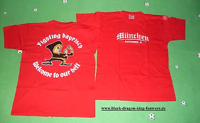Buy Munich T-Shirt  WELCOME TO OUR LIGHT  S-XL + NEW + Red-white Ultra Fan Minga • 17.26£