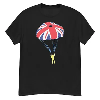 Buy Roger Moore T-shirt Spy Who Loved Me Union Jack Parachute Var Sizes S-5XL • 19.99£
