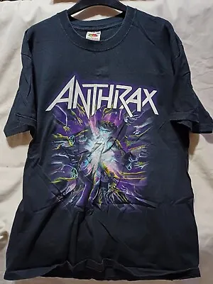 Buy 2003 Anthrax T Shirt Large Music Of Mass Destruction World Tour Mint Condition • 29.99£