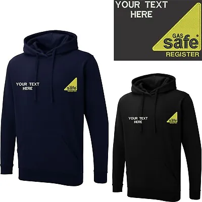 Buy Personalised Embroidered Gas Safe Hoodie, Officially Registered Merch Unisex Top • 21.99£