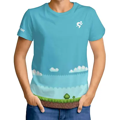 Buy Mens T-shirt - New Game - Logo On Sleeve • 17.59£