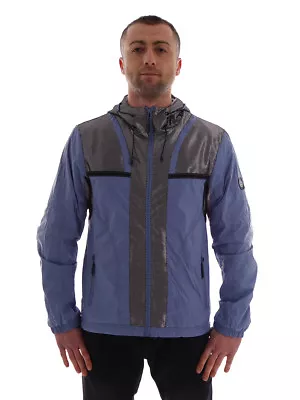 Buy Brunotti Hooded Jacket Between-Seasons Madrido Blau Water-Resistant • 40.75£