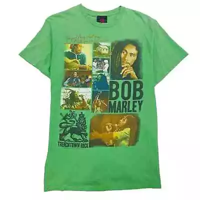 Buy Vintage  Zion Rootswear 'Bob Marley: Trenchtown Rock' Graphic T-Shirt - Large • 32.50£