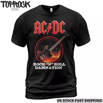 Buy AC/DC - Damnation T-Shirt Rock Band Concert Tee S-5XL Multi Color Shirt ACDC • 19.38£