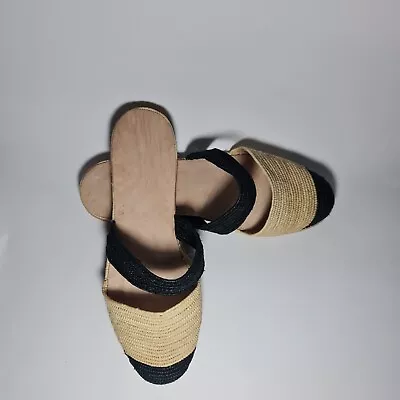 Buy Natural Raffia Sandals, Moroccan Style Raffia Slippers, Raffia Shoes, • 75.32£