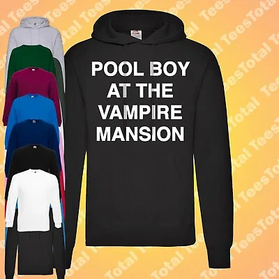 Buy Pool Boy At The Vampire Mansion Hoodie | Gerard Way | MCR | Emo • 27.99£