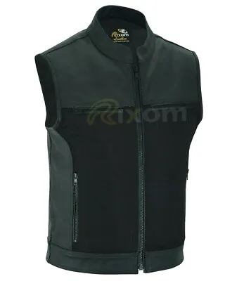 Buy Bikers Leather Waistcoat Sons Of Anarchy Vest Motorcycle Style Real Leather Vest • 35£