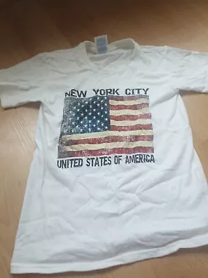 Buy New York City United States Of America T Shirt Age 4 To 5 Years Barely Worn Good • 0.99£