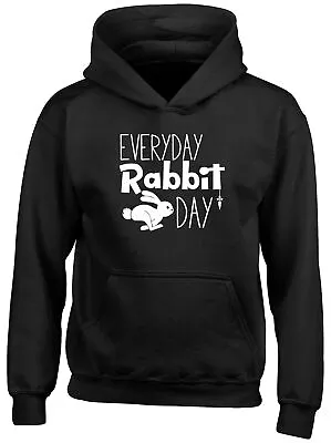 Buy Everyday Rabbit Day Childrens Kids Hooded Top Hoodie Boys Girls • 13.99£