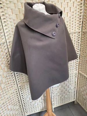 Buy LV Clothing Grey Cape.  Made In Italy. • 15£