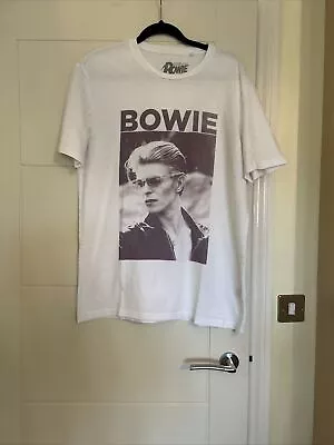 Buy Men’s Large David Bowie T Shirt White • 2.50£