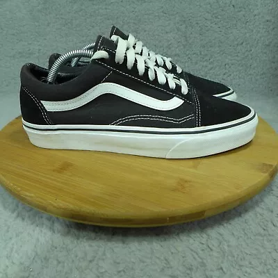 Buy Vans Old Skool Low Top Black And White Sneakers Woman's Size 8 Shoes • 33.66£