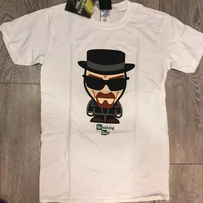 Buy Breaking Bad White Mens Ladies T Shirt Top Official Product Size Small • 8.89£