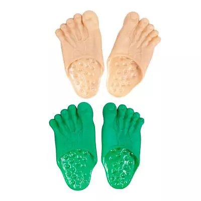 Buy PVC Big Toe Slippers,Fake Feet Shoes,Party Funny Sandals,Halloween Costume • 10.75£
