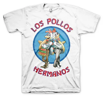 Buy Officially Licensed Breaking Bad-Los Pollos Hermanos 3XL, 4XL, 5XL Men's T-Shirt • 22.98£