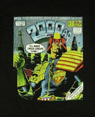 Buy Judge Dredd 2000 AD Comic Book  Mens T-shirt - Available Sm & 2x • 18.89£