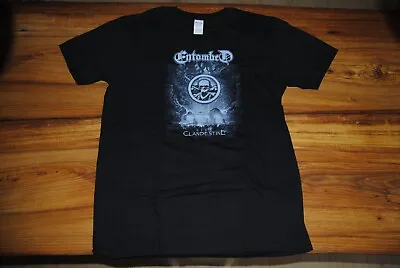 Buy New Original Entombed Live Clandestine Large L T-shirt Dismember Grave Hypocrisy • 9.46£