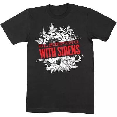 Buy Sleeping With Sirens Floral Official Tee T-Shirt Mens • 17.13£