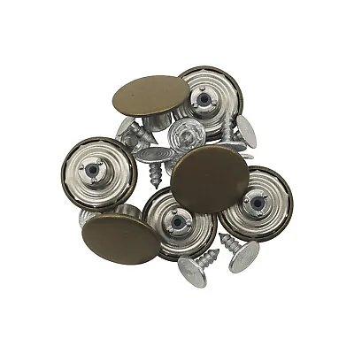 Buy 17/20MM Jeans Buttons Rivets Hammer On Denim Replacement DIY For Leather Jacket • 1.89£