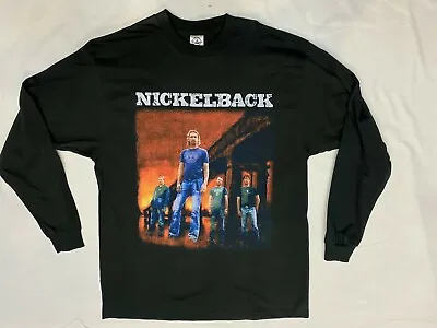 Buy Nickelback Mens Longsleeve Tshirt (xl) From 2004 Tour -extremely Rare • 64.99£