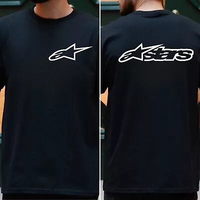 Buy Mens Alpinestars Printed Logo Motorbike T Shirt Moto Biker Gift F1 Racing Shirt • 13.99£