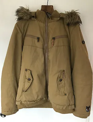 Buy Womens Khujo ‘Jups’ Jacket Size Large. Faux Fur Hooded • 35£
