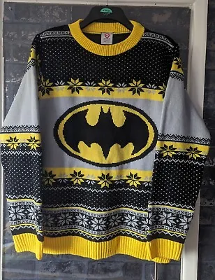 Buy Batman Knitted Christmas Jumper, Numskull XL • 35£