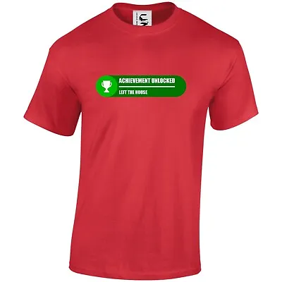 Buy Gamer Gaming T-shirt Funny Achievement Unlocked Left The House Adult Teen & Kids • 9.99£