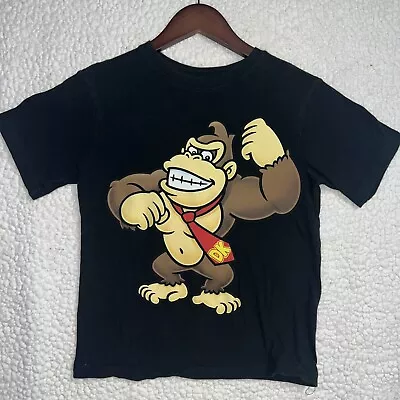 Buy Donkey Kong Nintendo Super Mario Bros T-Shirt Boys Size Medium 7/8 • 11.79£