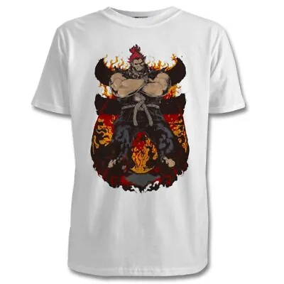 Buy Street Fighter Akuma T Shirts - Size S M L XL 2XL - Multi Colour • 19.99£