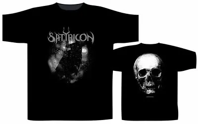 Buy Satyricon - Black Crow And Tombstone Band T-Shirt Official Merch • 21.47£
