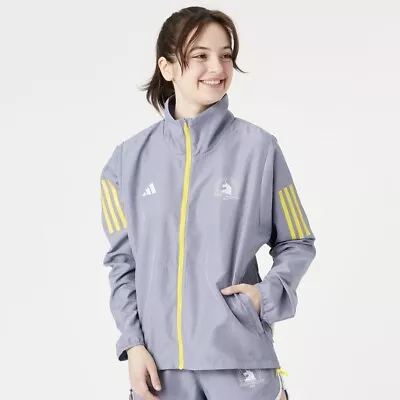Buy Adidas Boston Marathon 2023 Women's Size M Medium Jacket Running Purple #267 • 28.37£