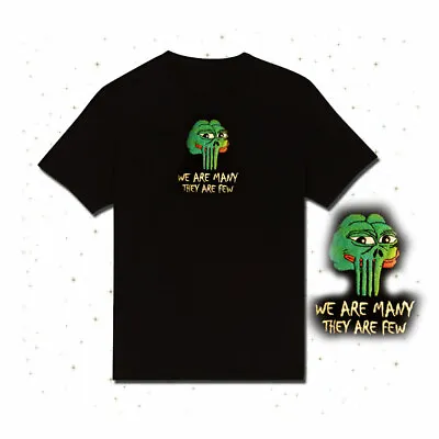 Buy Pepe The Punisher Embroidered Unisex T-shirt Sizes Small-2XL Funny Frog Meme Tee • 19£