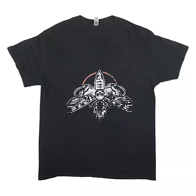 Buy GILDAN Deathhead Moth Mens T-Shirt Black L • 6.99£