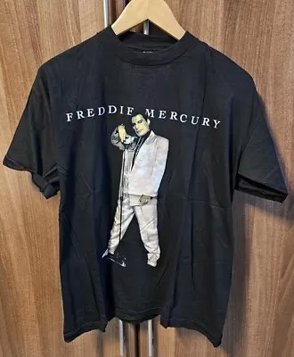 Buy Freddie Mercury Queen Great Pretender Official Vintage 90s T-shirt - Rare - L • 65£