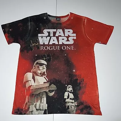 Buy Star Wars Rogue One T-Shirt Rare Full Printed Front & Rear Gen Lucasfilm Ltd - M • 7.70£