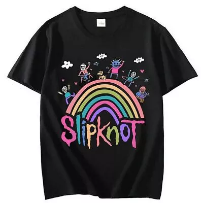 Buy New Summer Slipknot Print Men Women Casual Versatile Trend Short Sleeve T-shirt* • 19.42£