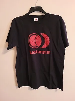 Buy Kontinuum Logo Shirt Size L Post Black Metal Enslaved Solstafir Agalloch • 10£