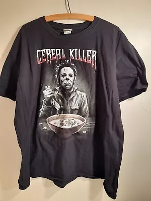 Buy Michael Myers T-shirt XXL Halloween Cereal Killer Freddy VS Jason Gildan Cotton  • 29.97£