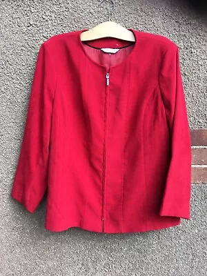 Buy Ladies Bon Marche Suede Look Jacket Coat Size 22 20? AP/AP 26” L 26.5” Worn Once • 9.95£