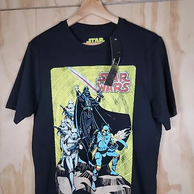 Buy Star Wars Graphic T Shirt Darth Vader Boba Fett Storm Troopers Size S BNWT • 17£